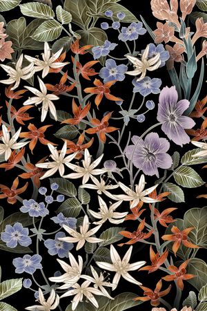 植物印花华亿平台图片