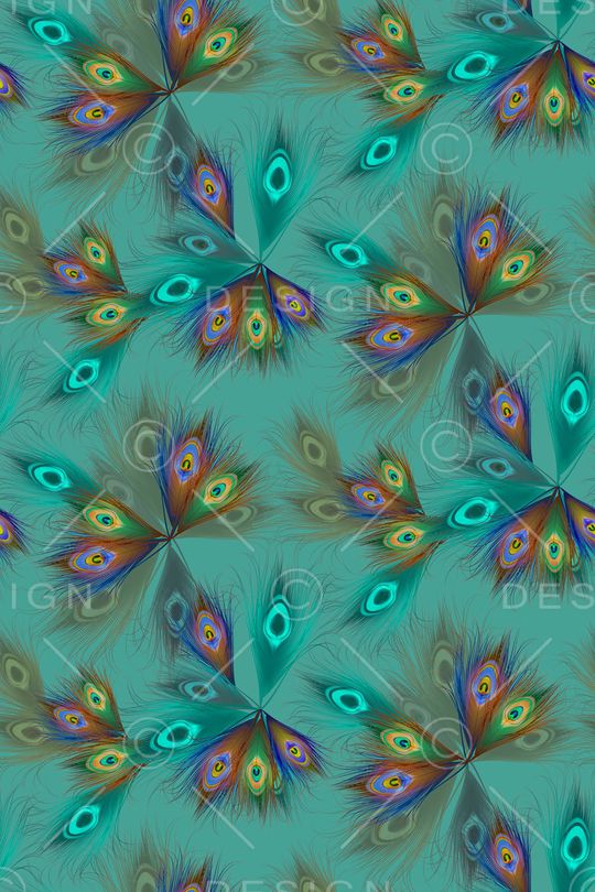 羽毛印花华亿平台图片