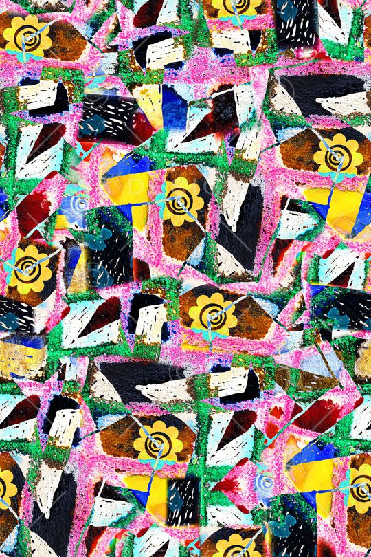 真丝印花华亿平台图片