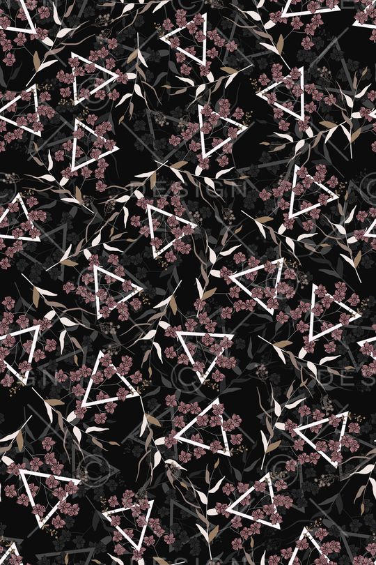 三角形印花华亿平台图片