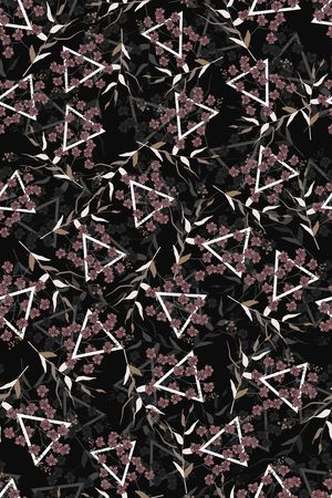 三角形印花华亿平台图片