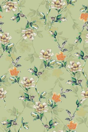 真丝印花华亿平台图片