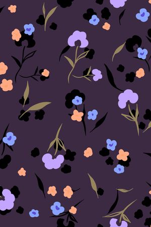 连衣裙印花华亿平台图片