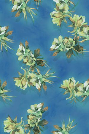 真丝印花华亿平台图片