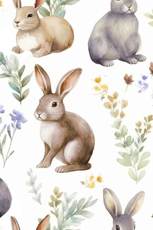 兔子印花华亿平台图片