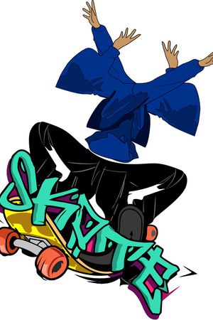 滑板印花华亿平台图片