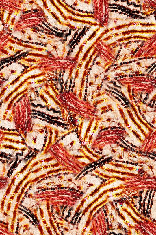 线条印花华亿平台图片