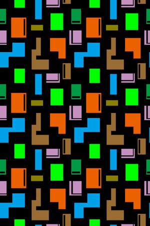 几何印花华亿平台图片