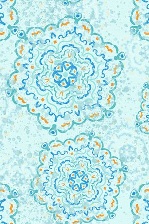 民族纹样印花华亿平台图片