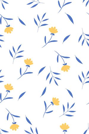 清爽底花卉印花华亿平台图片