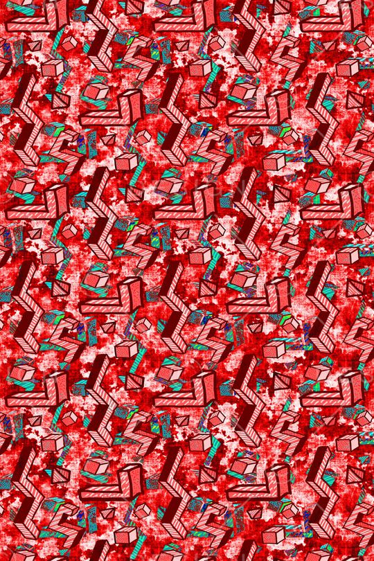 抽象印花华亿平台图片