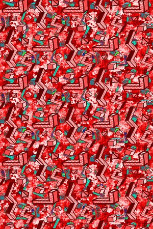 抽象印花华亿平台图片