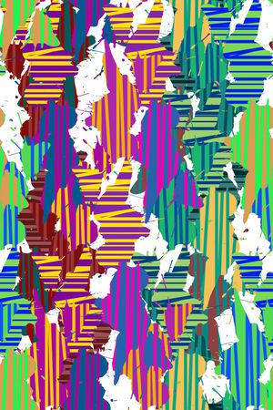 抽象印花华亿平台图片