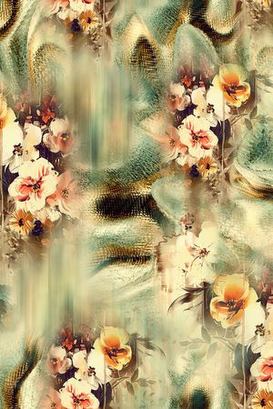 雪纺印花华亿平台图片