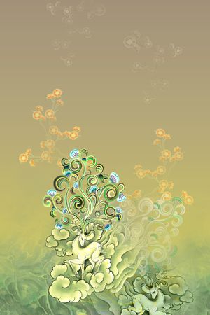 旗袍印花华亿平台图片