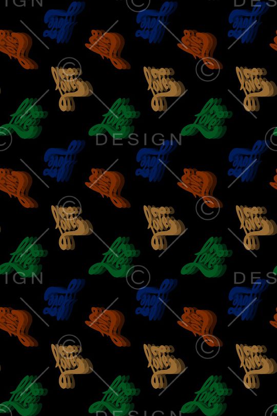 黑底印花华亿平台图片