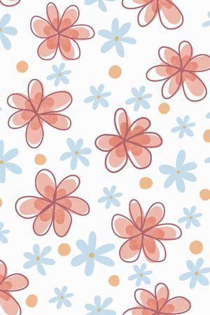 风格化花卉印花华亿平台图片