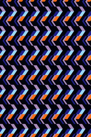 几何印花华亿平台图片