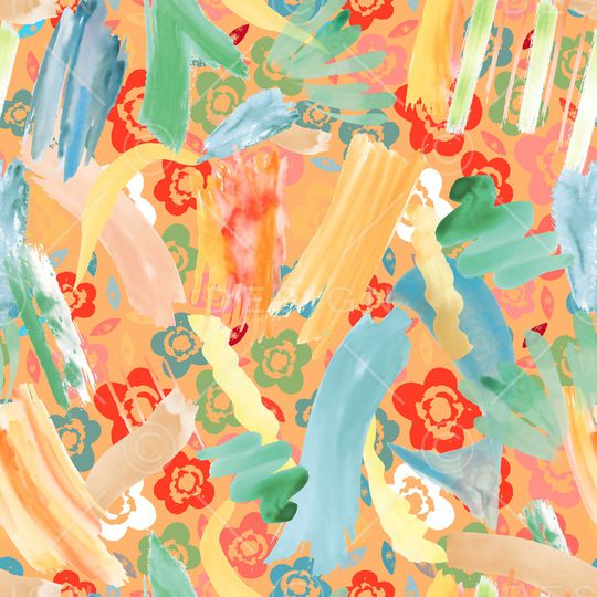 涂鸦印花华亿平台图片