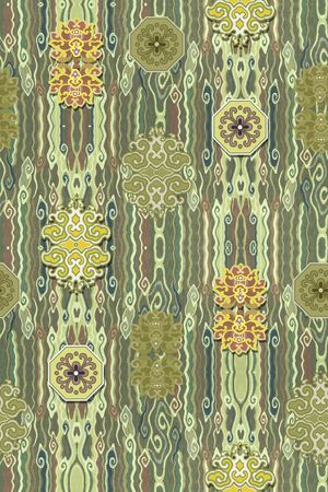 旗袍印花华亿平台图片