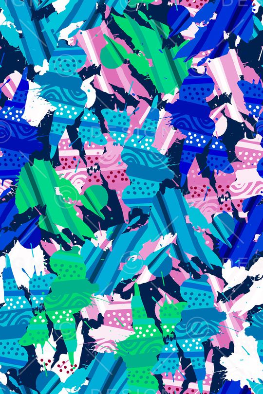 抽象印花华亿平台图片