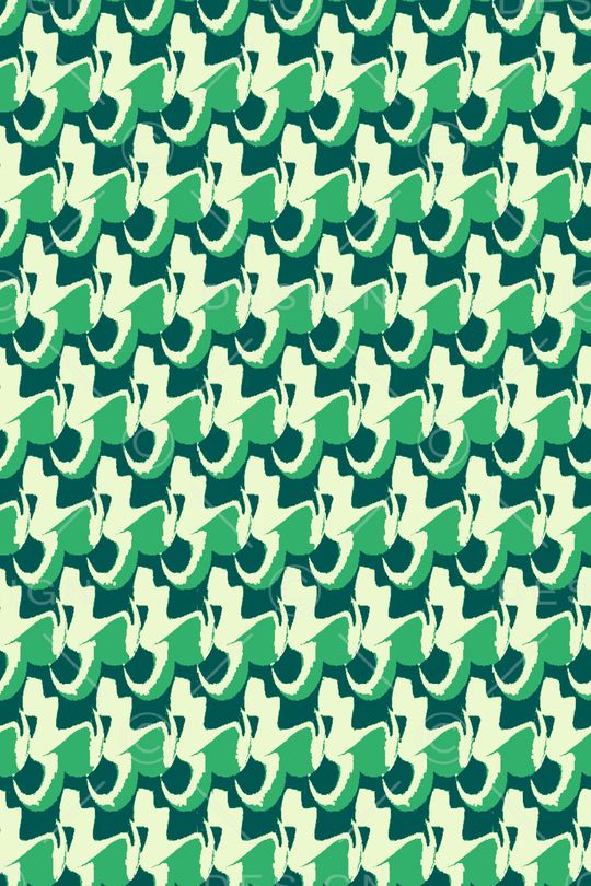 绿色印花华亿平台图片