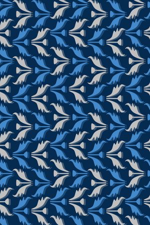 民族花卉印花华亿平台图片