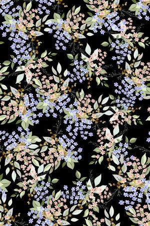 小碎花印花华亿平台图片