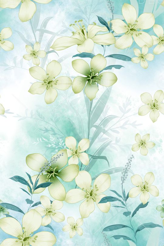 植物印花华亿平台图片