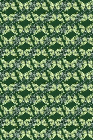 绿色印花华亿平台图片