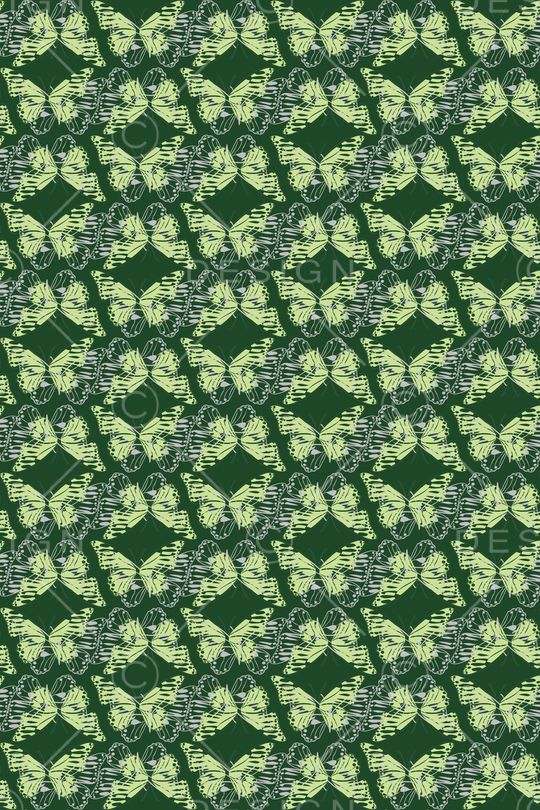 绿色印花华亿平台图片