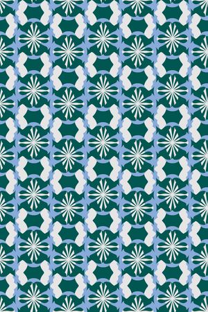 几何花卉印花华亿平台图片