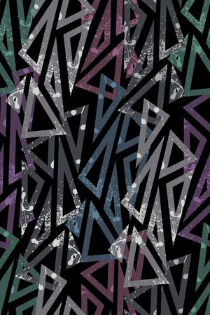 几何印花华亿平台图片