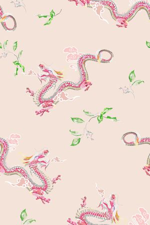 中国风印花华亿平台图片