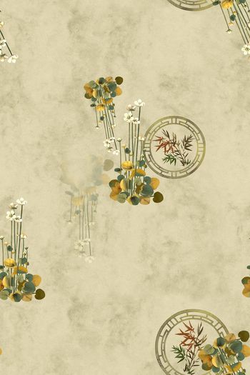 中国风印花华亿平台图片