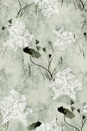 中国风印花华亿平台图片