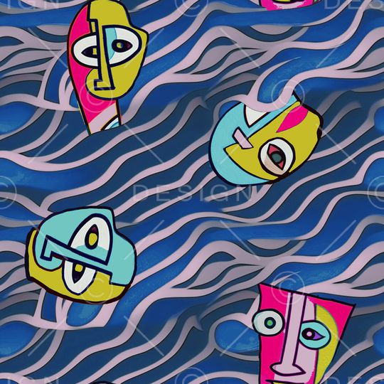 条纹印花华亿平台图片