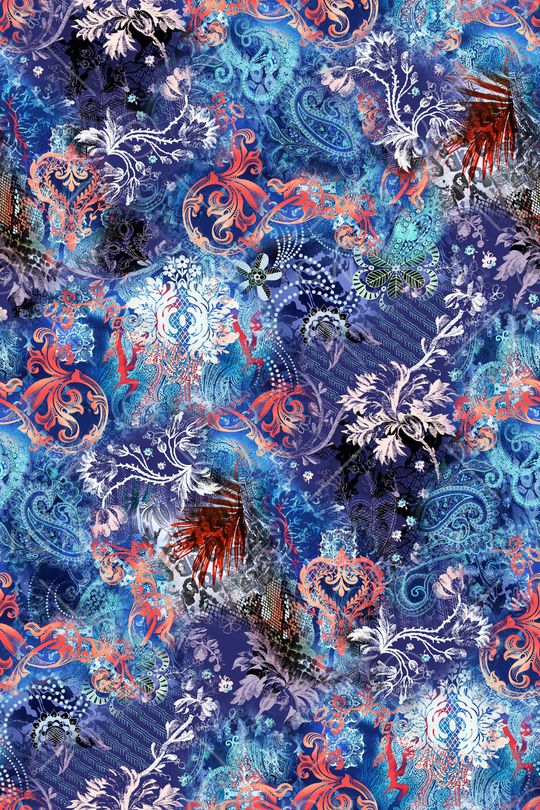 民族风印花华亿平台图片