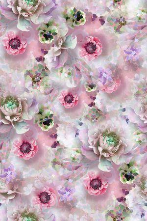 满版散花印花华亿平台图片