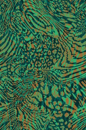 动物纹印花华亿平台图片