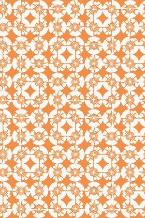 橙色印花华亿平台图片