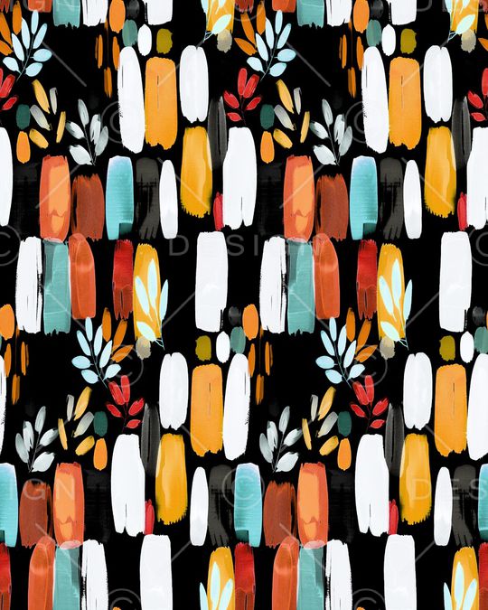 笔触印花华亿平台图片