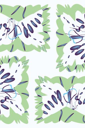 蝴蝶印花华亿平台图片