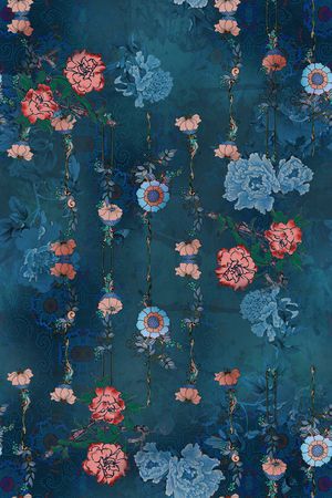 中国风印花华亿平台图片