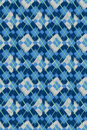 格子印花华亿平台图片