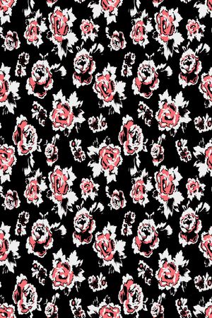 满版散花印花华亿平台图片