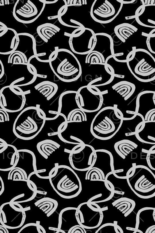 黑白印花华亿平台图片