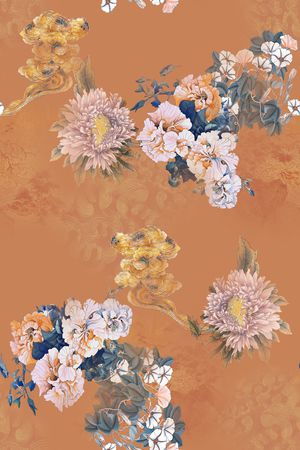 中国风印花华亿平台图片