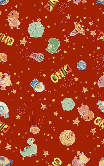 卡通动物印花华亿平台图片