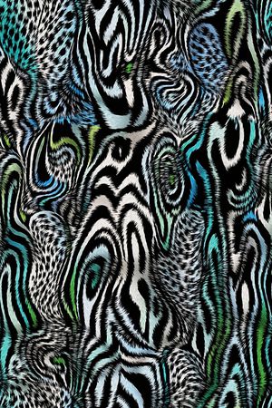 豹纹印花华亿平台图片